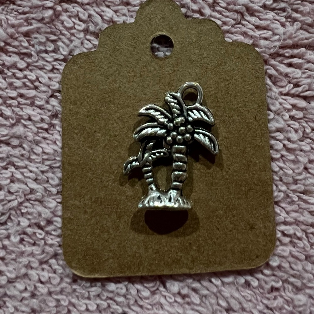 New Palm Tree Necklace Charm